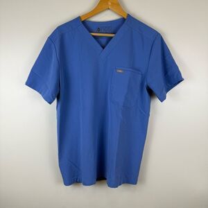 Figs Leon Three-Pocket Scrub Top Men's Size Medium Style FM1500 PO 1568